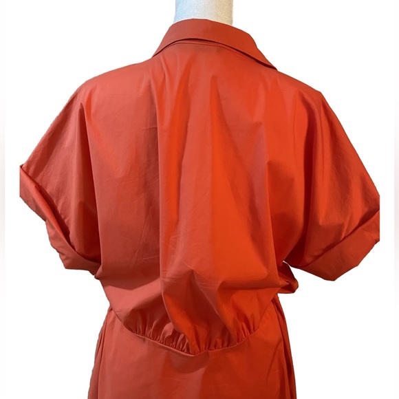 Ralph Lauren Black Label woman’s Circular Red dress Size L Made In Italy - Picture 6 of 9